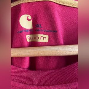 3X Red Carhartt Tee Shirt